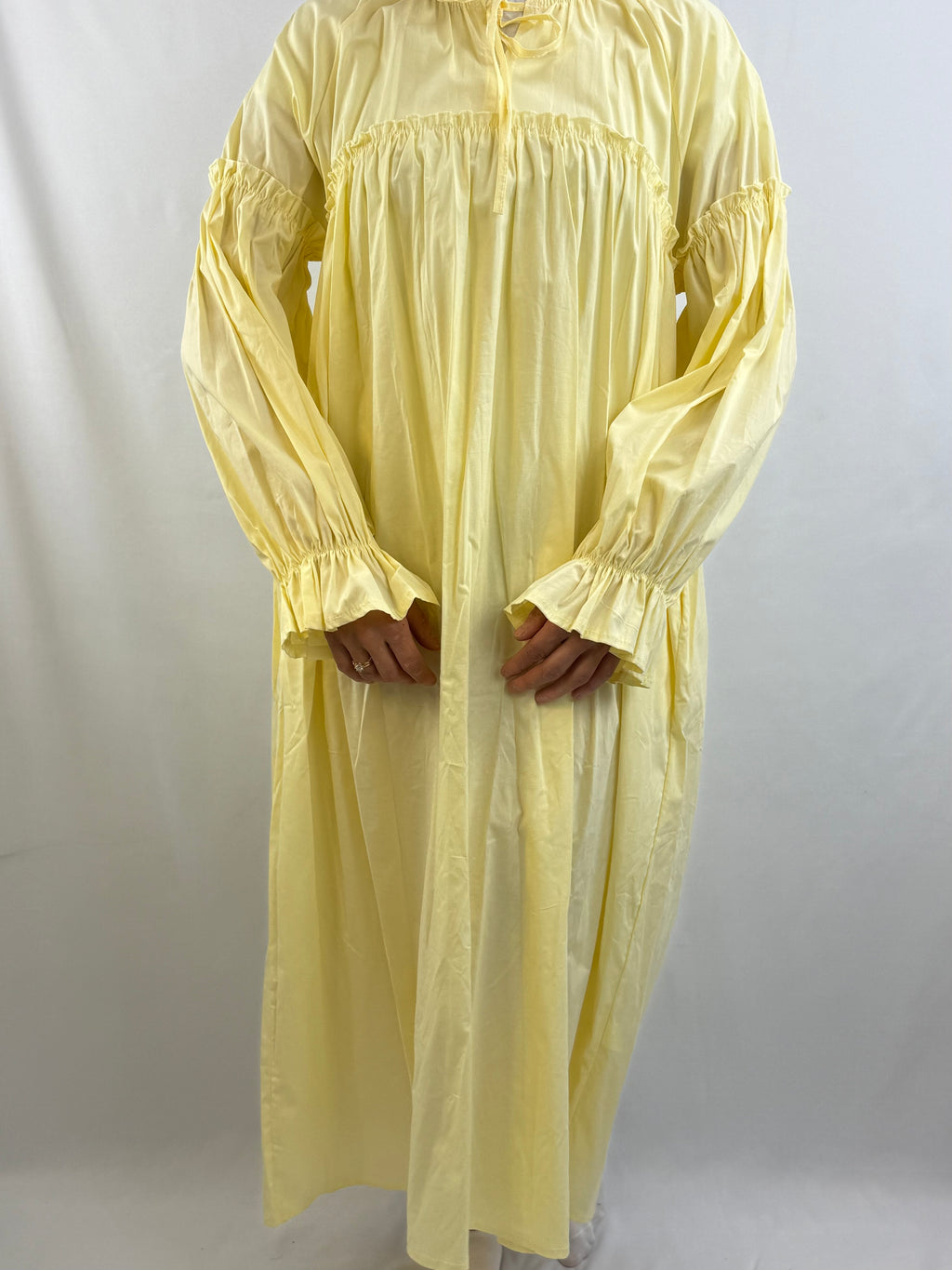 Boho Maxi-Kleid / Hängerkleid mit Rüschen & Volants