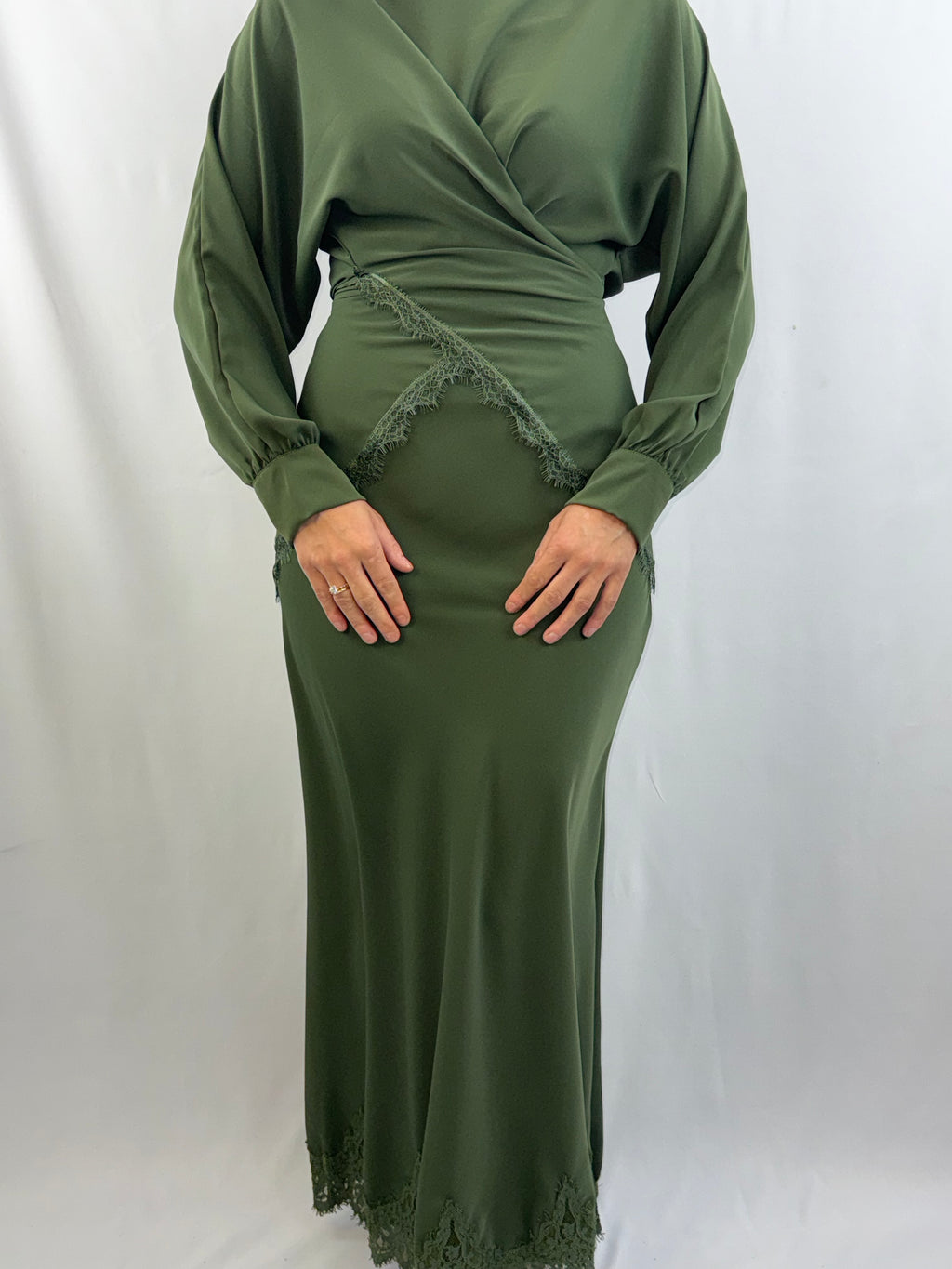 Elegantes 2-Teiler Satin-Set
