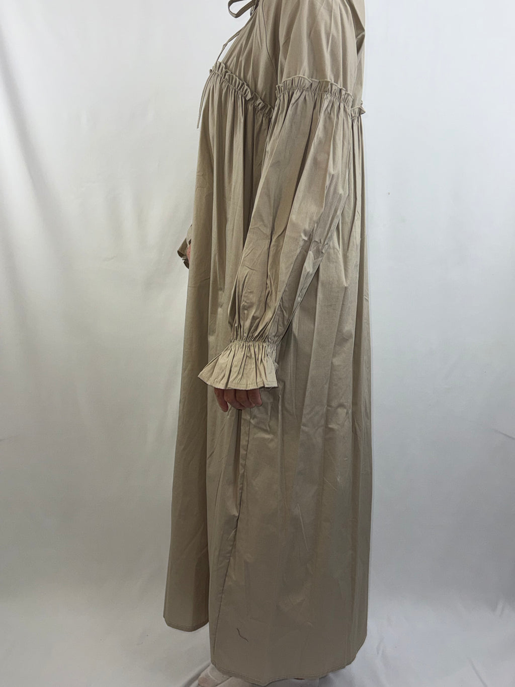Boho Maxi-Kleid / Hängerkleid mit Rüschen & Volants